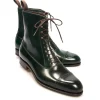 Store Carmina BALMORAL BOOT IN CORDOVAN | GREEN