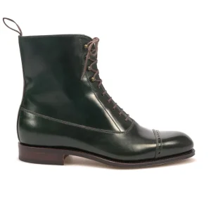 Store Carmina BALMORAL BOOT IN CORDOVAN | GREEN