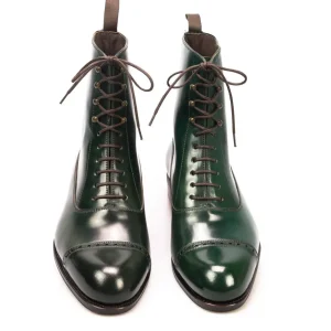 Store Carmina BALMORAL BOOT IN CORDOVAN | GREEN