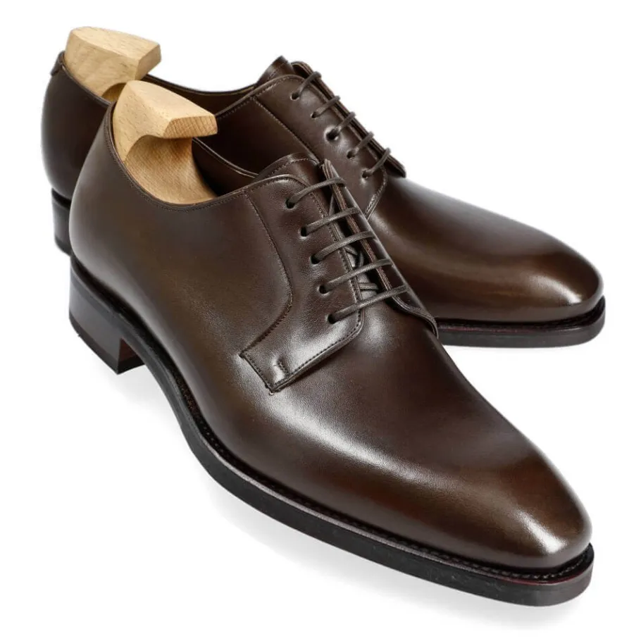 blucher_a_tige_lisse_marron_boxcalf__carmina_0.webp Online Carmina BLUCHER A TIGE LISSE MARRON BOXCALF | BROWN