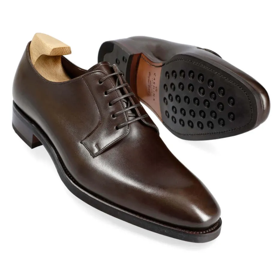 blucher_a_tige_lisse_marron_boxcalf__carmina_1.webp Online Carmina BLUCHER A TIGE LISSE MARRON BOXCALF | BROWN