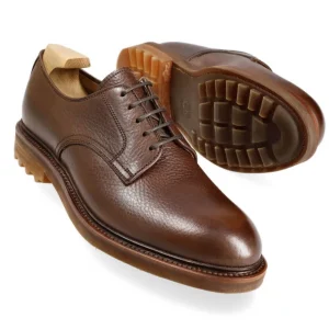 Online Carmina BLUCHER A TIGE LISSE MARRON ELBAMAT | BROWN