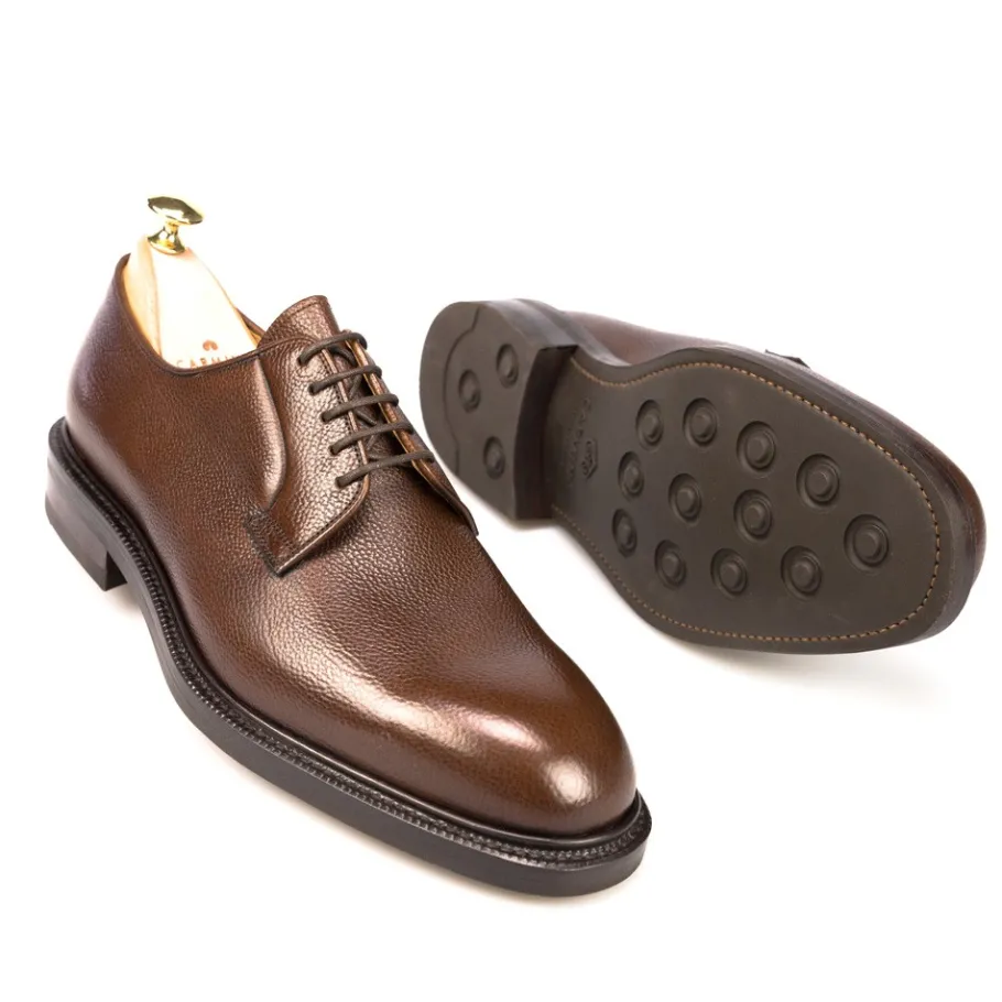 blucher_a_tige_lisse_marron_grabado__carmina_1.webp Cheap Carmina BLUCHER A TIGE LISSE MARRON GRABADO | BROWN