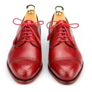 Discount Carmina BLUCHER FEMME ORTEIL DROIT VITELLO ROUGE | RED