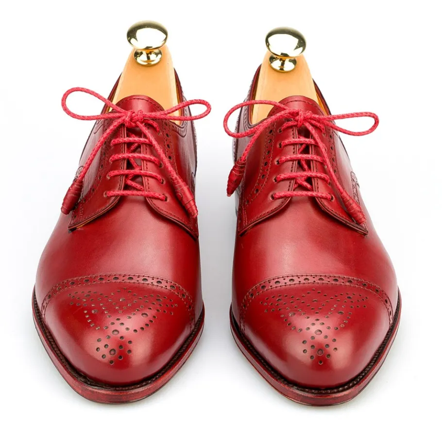 blucher_femme_orteil_droit_vitello_rouge_carmina_3.webp Discount Carmina BLUCHER FEMME ORTEIL DROIT VITELLO ROUGE | RED