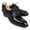 Shop Carmina BLUCHER FEMME PELLE LISSE ANTIQUE CALF NOIR | BLACK