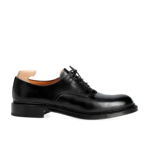 Shop Carmina BLUCHER FEMME PELLE LISSE ANTIQUE CALF NOIR | BLACK