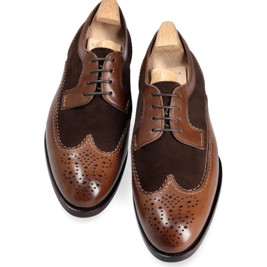 blucher_pelle_vega_brown_ante__carmina_3.webp Store Carmina BLUCHER PELLE VEGA ANTE | BROWN