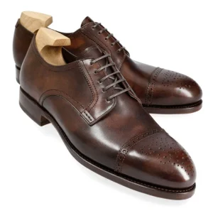 Hot Carmina BLUCHER STRAIGHT TOE BRUN MUSEUM | BROWN