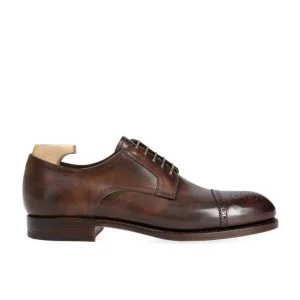 Hot Carmina BLUCHER STRAIGHT TOE BRUN MUSEUM | BROWN