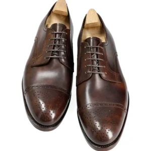Hot Carmina BLUCHER STRAIGHT TOE BRUN MUSEUM | BROWN