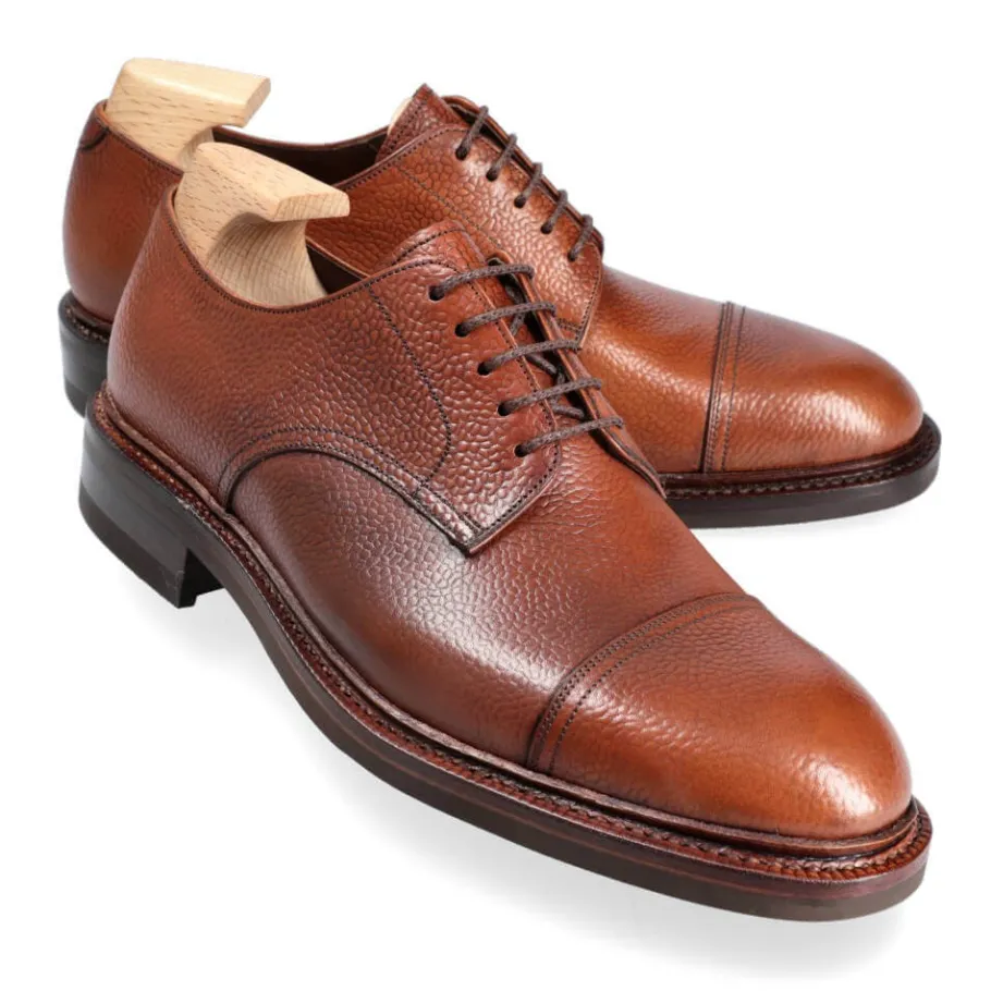 blucher_straight_toe_chesnut_karagrain__carmina_0.webp Outlet Carmina BLUCHER STRAIGHT TOE KARAGRAIN | CHESNUT