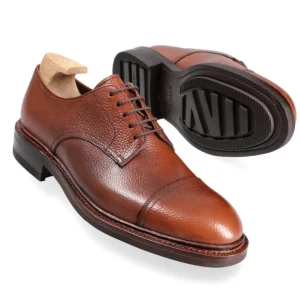 Outlet Carmina BLUCHER STRAIGHT TOE KARAGRAIN | CHESNUT