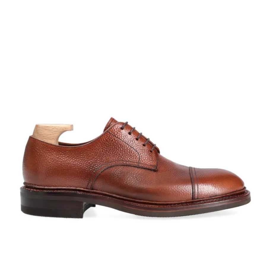 blucher_straight_toe_chesnut_karagrain__carmina_2.webp Outlet Carmina BLUCHER STRAIGHT TOE KARAGRAIN | CHESNUT