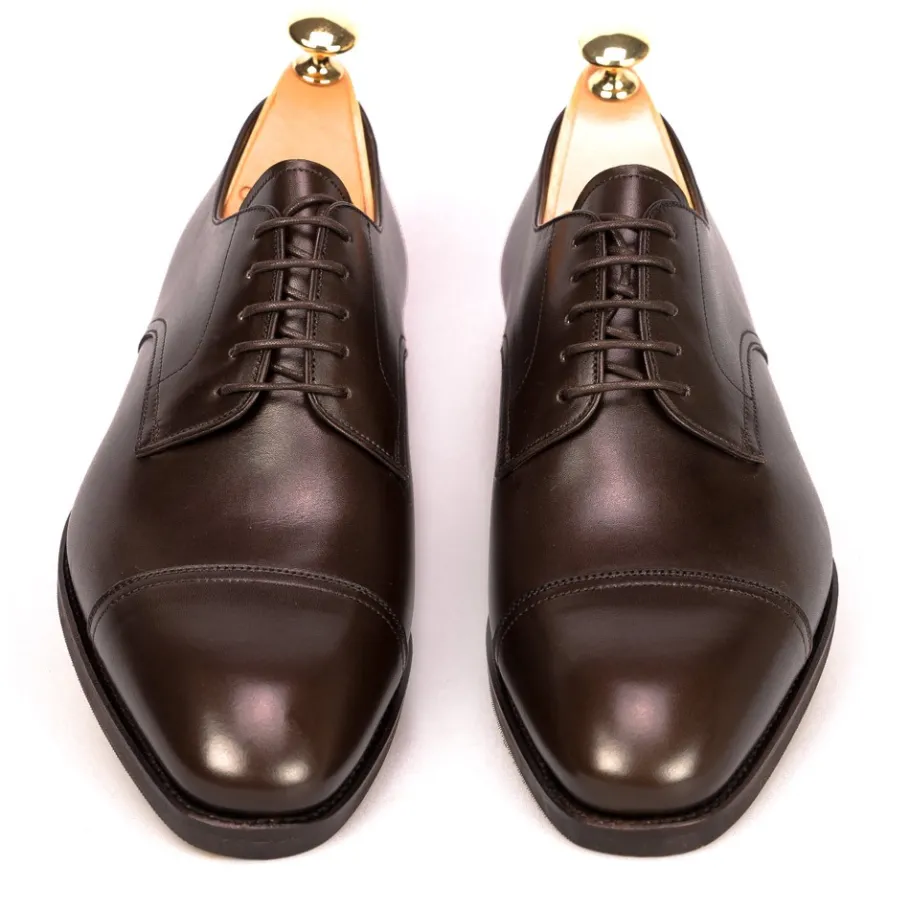 blucher_straight_toe_marron_boxcalf__carmina_3.webp Fashion Carmina BLUCHER STRAIGHT TOE MARRON BOXCALF | BROWN