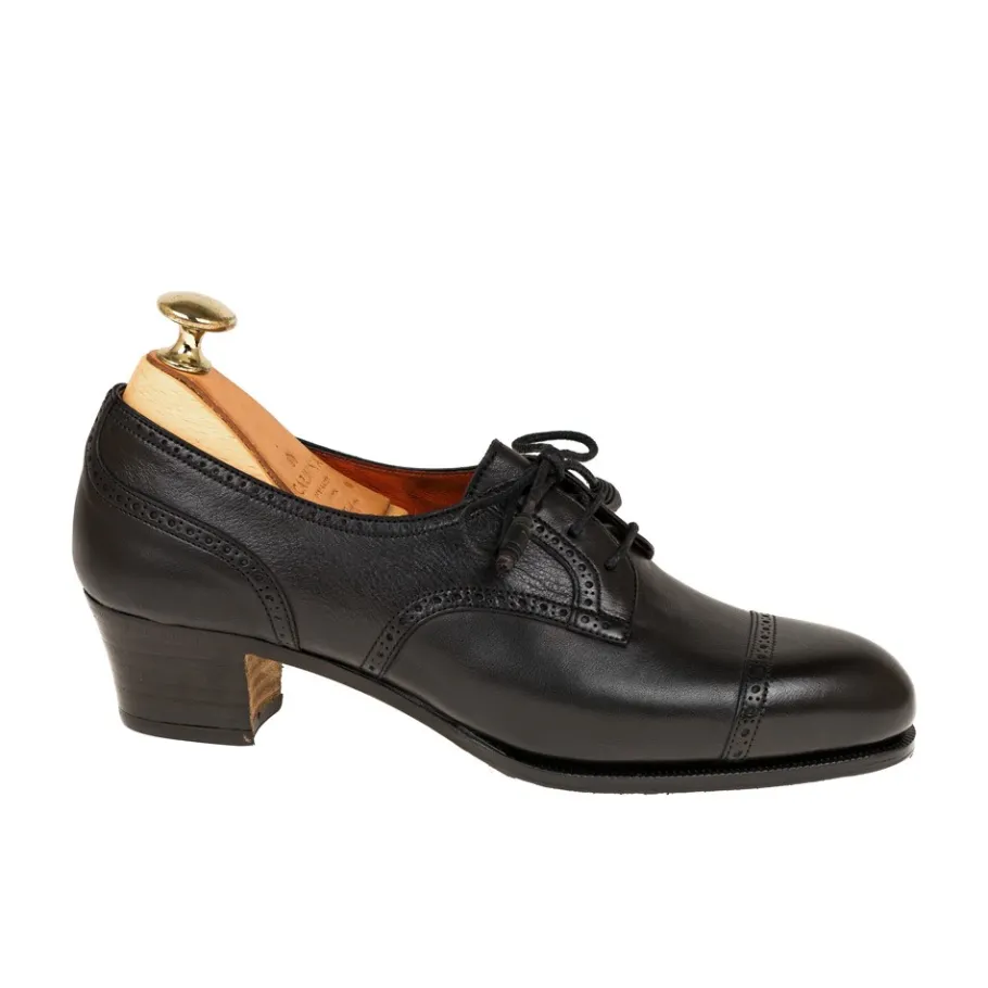 blucher_talons_femme_rusticalf_noir_carmina_2.webp Cheap Carmina BLUCHER TALONS FEMME RUSTICALF NOIR | BLACK