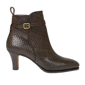 Sale Carmina BOOTS JODPHUR A TALONS FEMME TRESSE MARRON | BROWN