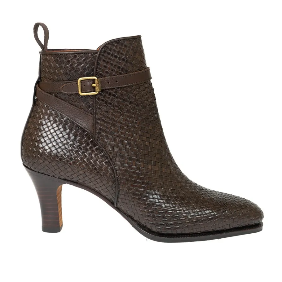 boots_jodphur_a_talons_femme_tresse_marron__carmina_2.webp Sale Carmina BOOTS JODPHUR A TALONS FEMME TRESSE MARRON | BROWN