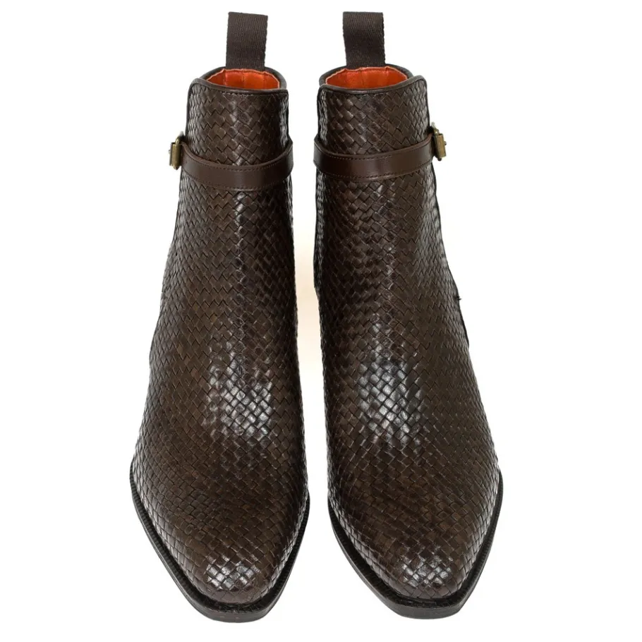 boots_jodphur_a_talons_femme_tresse_marron__carmina_3.webp Sale Carmina BOOTS JODPHUR A TALONS FEMME TRESSE MARRON | BROWN
