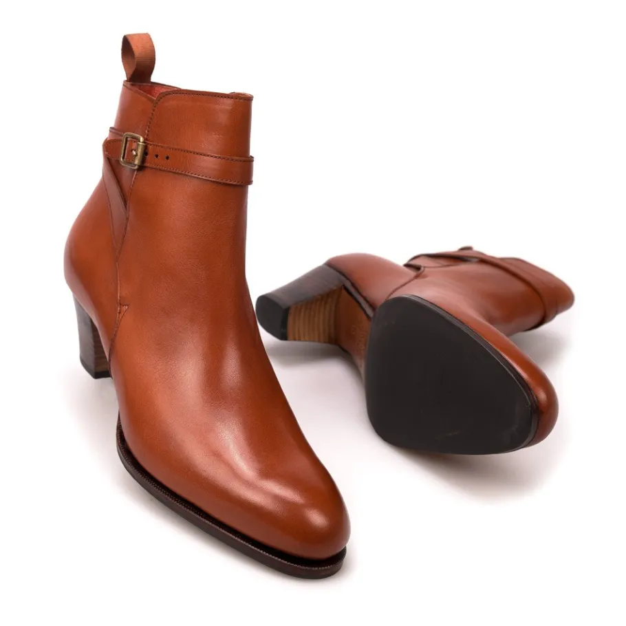 boots_jodphur_a_talons_femme_vitello_chtaigner__carmina_1.webp Best Carmina BOOTS JODPHUR A TALONS FEMME VITELLO CHÂTAIGNER | TANNED