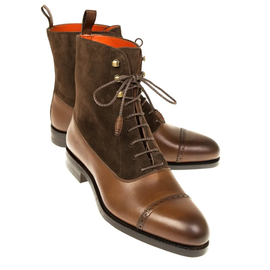 bottes_balmoral_femme_daim_vegano_marron__carmina_0.webp Clearance Carmina BOTTES BALMORAL FEMME DAIM VEGANO MARRON | BROWN