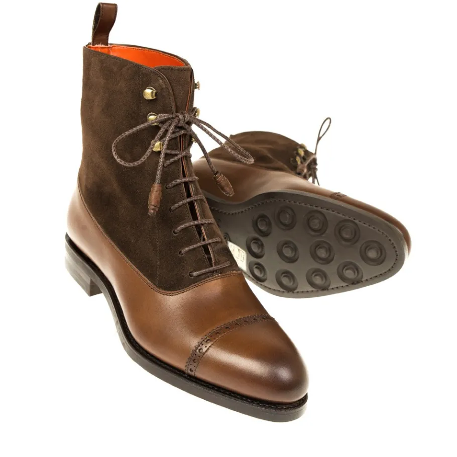 bottes_balmoral_femme_daim_vegano_marron__carmina_1.webp Clearance Carmina BOTTES BALMORAL FEMME DAIM VEGANO MARRON | BROWN