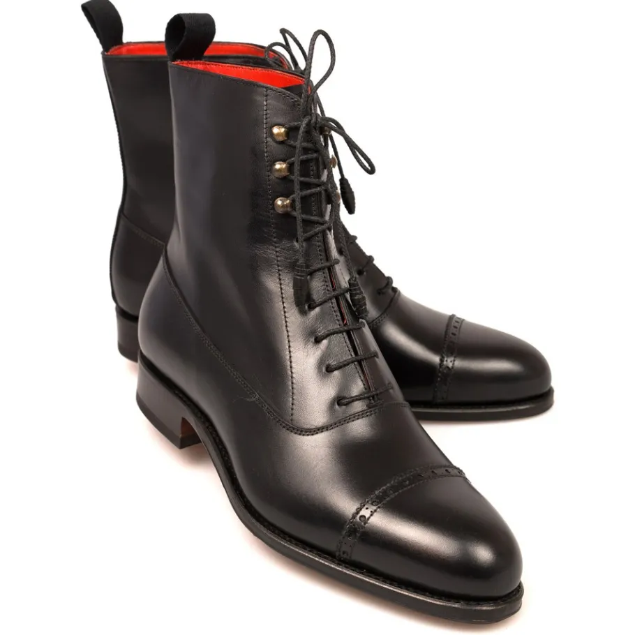 bottes_balmoral_femme_vitello_noir__carmina_0.webp Best Sale Carmina BOTTES BALMORAL FEMME VITELLO NOIR | BLACK