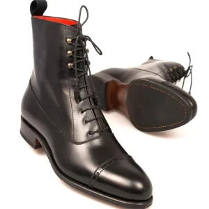 Best Sale Carmina BOTTES BALMORAL FEMME VITELLO NOIR | BLACK