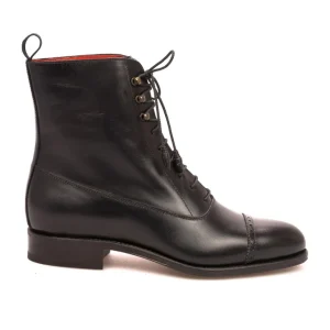 Best Sale Carmina BOTTES BALMORAL FEMME VITELLO NOIR | BLACK