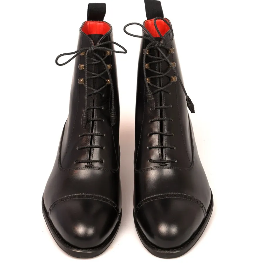 bottes_balmoral_femme_vitello_noir__carmina_3.webp Best Sale Carmina BOTTES BALMORAL FEMME VITELLO NOIR | BLACK