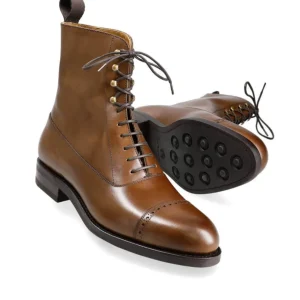 Hot Carmina BOTTES BALMORAL MARRON VÉGÉTALIEN | BROWN