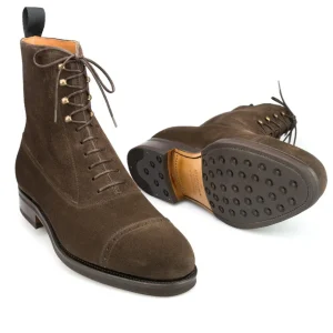 Shop Carmina BOTTES BALMORAL SUEDE BROWN |