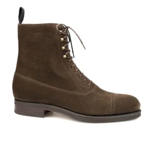Shop Carmina BOTTES BALMORAL SUEDE BROWN |