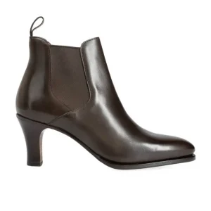 Sale Carmina BOTTES CHELSEA A TALONS FEMME VITELLO MARRON | BROWN