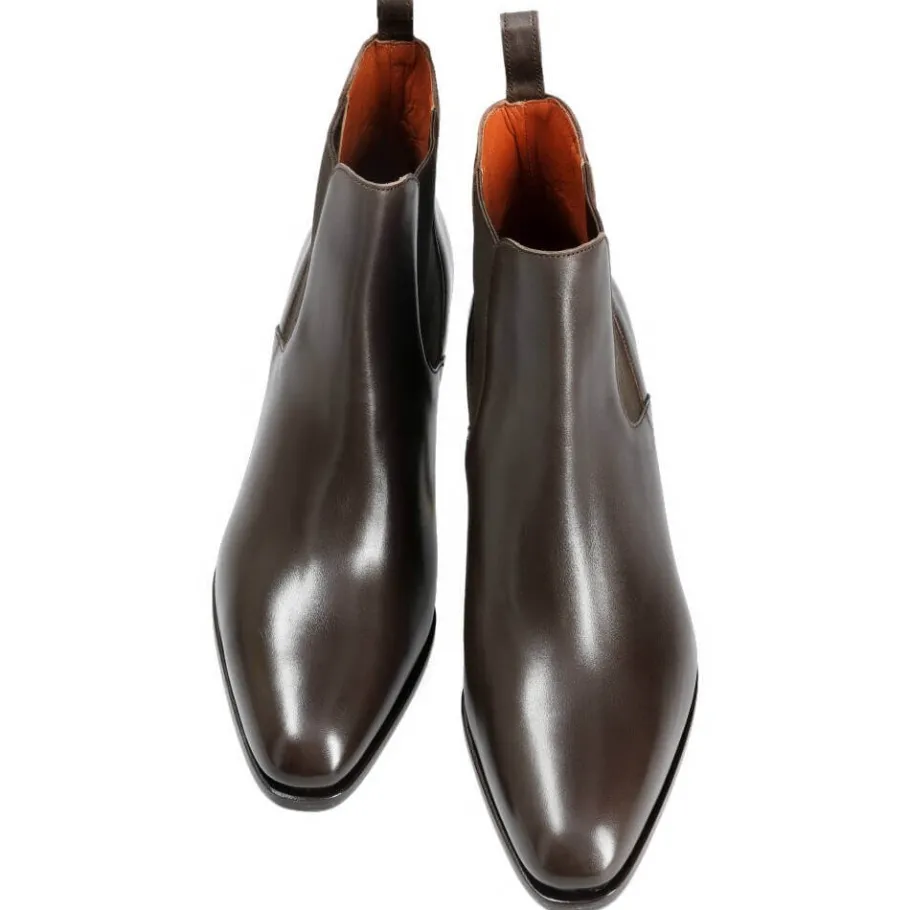 bottes_chelsea_a_talons_femme_vitello_marron_carmina_3.webp Sale Carmina BOTTES CHELSEA A TALONS FEMME VITELLO MARRON | BROWN
