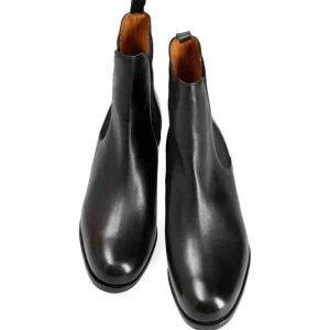 Hot Carmina BOTTES CHELSEA A TALONS RUSTICALF NOIR | BLACK