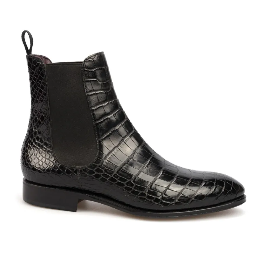 bottes_chelsea_alligator_noir__carmina_2.webp Online Carmina BOTTES CHELSEA ALLIGATOR NOIR | BLACK