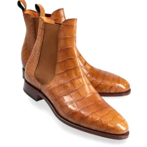 Outlet Carmina BOTTES CHELSEA FEMME ALLIGATOR CUIR | TANNED