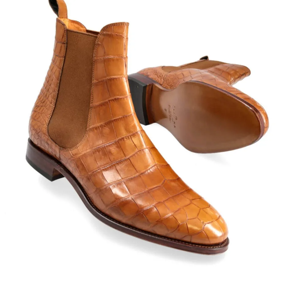 bottes_chelsea_femme_alligator_cuir__carmina_1.webp Outlet Carmina BOTTES CHELSEA FEMME ALLIGATOR CUIR | TANNED
