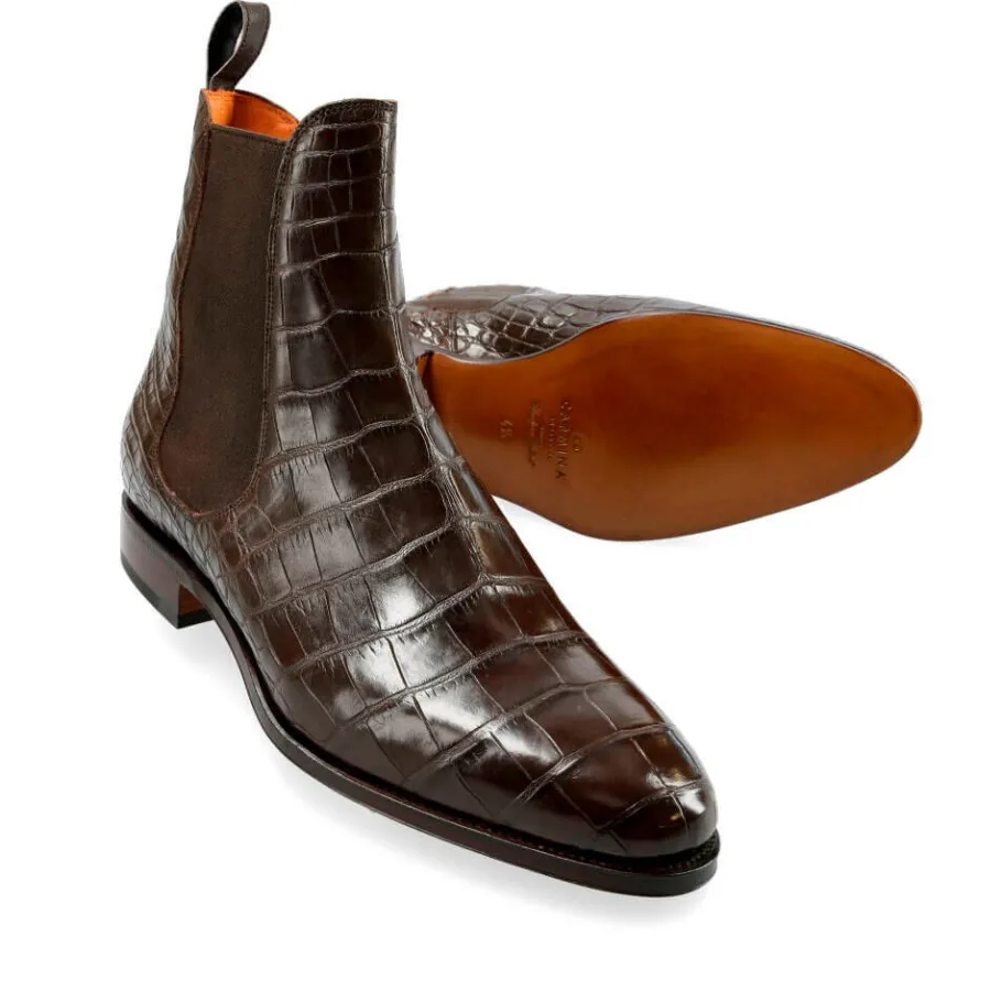 bottes_chelsea_femme_alligator_marron_carmina_1.webp Cheap Carmina BOTTES CHELSEA FEMME ALLIGATOR MARRON | BROWN