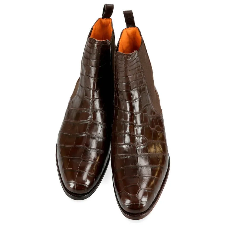 bottes_chelsea_femme_alligator_marron_carmina_3.webp Cheap Carmina BOTTES CHELSEA FEMME ALLIGATOR MARRON | BROWN