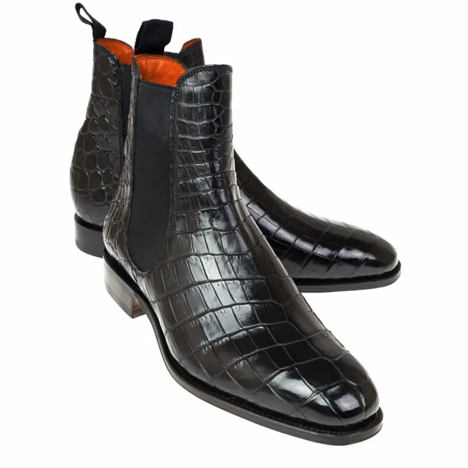 bottes_chelsea_femme_alligator_noir__carmina_0.webp Cheap Carmina BOTTES CHELSEA FEMME ALLIGATOR NOIR | BLACK