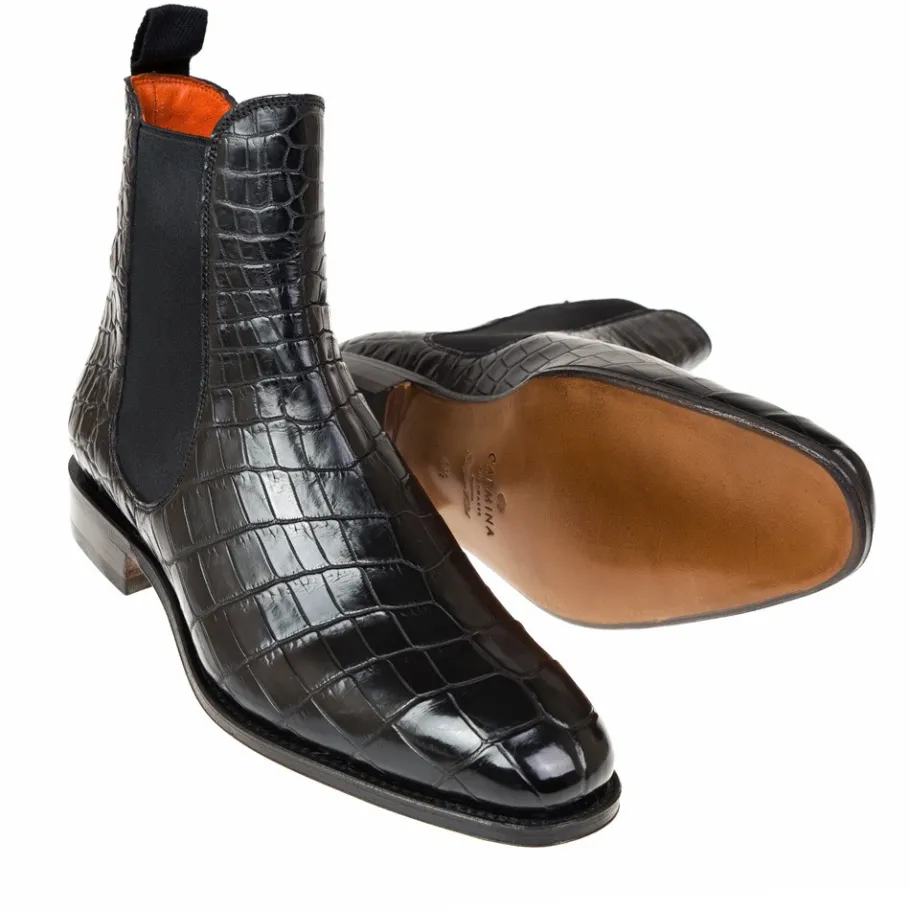bottes_chelsea_femme_alligator_noir__carmina_1.webp Cheap Carmina BOTTES CHELSEA FEMME ALLIGATOR NOIR | BLACK