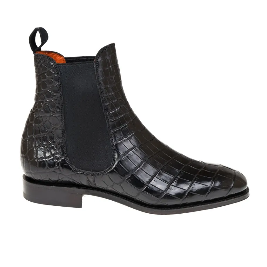 bottes_chelsea_femme_alligator_noir__carmina_2.webp Cheap Carmina BOTTES CHELSEA FEMME ALLIGATOR NOIR | BLACK