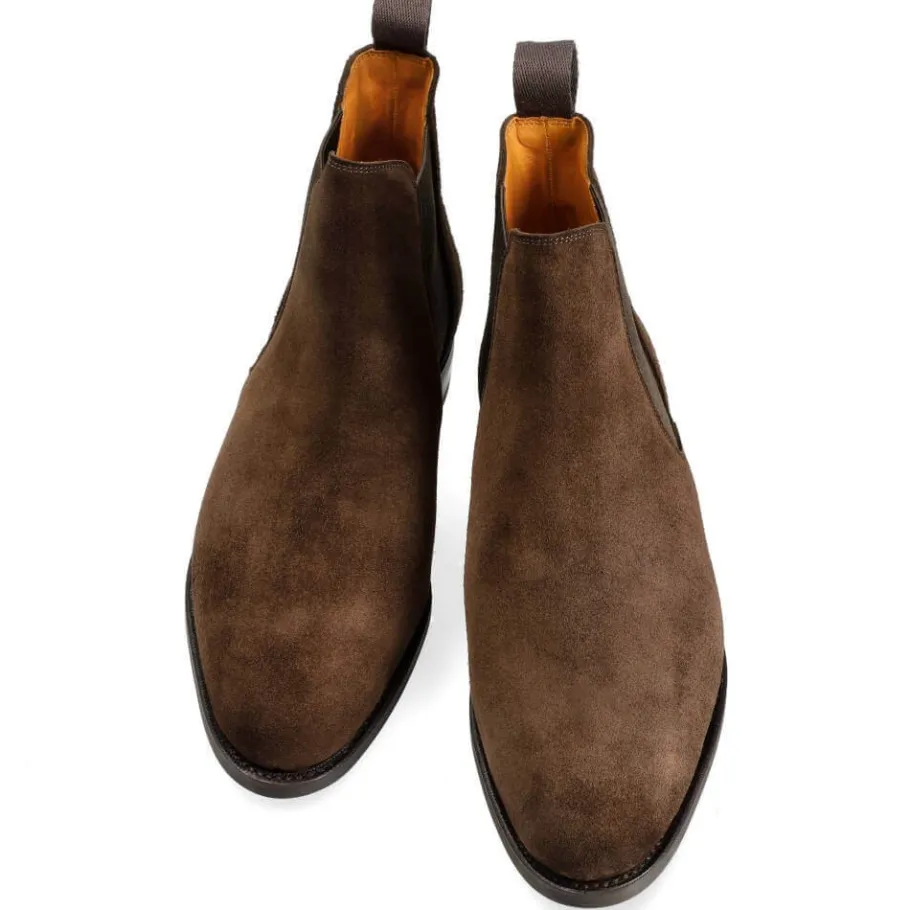 bottes_chelsea_femme_daim_marron__carmina_3.webp Best Sale Carmina BOTTES CHELSEA FEMME DAIM MARRON | BROWN