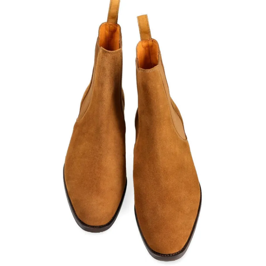 bottes_chelsea_femme_daim_tabac__carmina_3.webp Best Sale Carmina BOTTES CHELSEA FEMME DAIM TABAC |