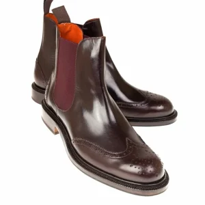 Flash Sale Carmina BOTTES CHELSEA FEMME HORSE BORDEAUX |