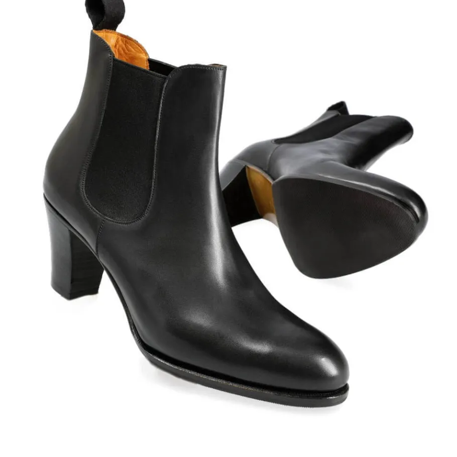 bottes_chelsea_femme_talon_vitello_noir__carmina_1.webp Clearance Carmina BOTTES CHELSEA FEMME TALON VITELLO NOIR | BLACK