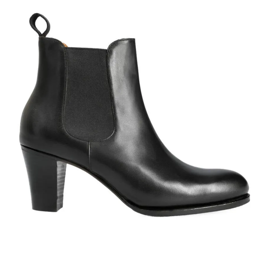 bottes_chelsea_femme_talon_vitello_noir__carmina_2.webp Clearance Carmina BOTTES CHELSEA FEMME TALON VITELLO NOIR | BLACK