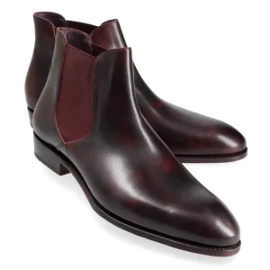 Hot Carmina BOTTES CHELSEA HOMME MUSEUM | BURGUNDY